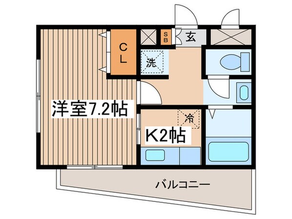 ルピナスコ－ト柴崎の物件間取画像